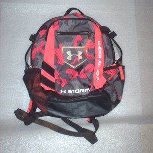 Pink & black Under Armour Storm backpack